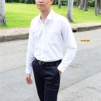 ราคา เสื้อเชิ้ตนักศึกษา เสื้อนักศึกษาชาย แขนยาว แขนสั้น เนื้อผ้าคุณภาพดี มีขนาดใหญ่ถึง 60 นิ้ว (23058020638)