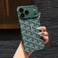 ราคา เคสโทรศัพท์กระจกนิรภัยแบบครอบเต็มสำหรับ iPhone 17 pro Max ดีไซน์สร้างสรรค์ ดีไซน์ Goyard สไตล์ย้อนยุคหรูหรา (25540234051)