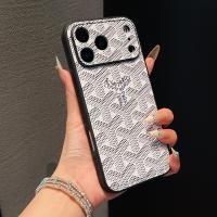 ราคา เคสโทรศัพท์หนัง Goyard iPhone17promax หนังสัมผัสหรูหราป้องกันการตกหล่นแบบเต็มจอสำหรับ Apple 16promax 15pro 14 13 เข้ากันได้กับทุกรุ่น (25542167951)