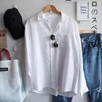 ราคา GU Japan สีขาว แขนยาว ลินินผสมผ้าฝ้ายคอตตอน มีกระเป๋า แบรนด์ญี่ปุ่น สภาพดี คัดสภาพดีจากญี่ปุ่น ของผู้ชาย (17083453134)