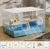 ราคา ANGEL PET กรงแฮมสเตอร์พื้นที่กว้างสองชั้น ชุดอุปกรณ์ครบครันสำหรับมือใหม่ (25190124102)