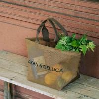 ราคา Dean Deluca กระเป๋าช้อปปิ้งแบบสะพายไหล่สำหรับผู้หญิงกระเป๋าถือแบบใสกระเป๋าตาข่ายชายหาดใหม่ (24283927800)