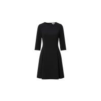 ราคา EVIOVIO S 4XL ชุดออกงาน เดรสสีดำทรงสุภาพ เดรสผู้หญิง ดีไซน์แขนสามส่วน เรียบหรูดูแพง ชุดใส่ทำงาน เดรสสาวอวบ ชุดสาวอวบ (26301873931)