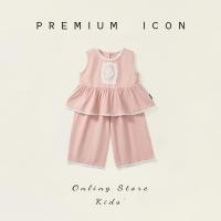 ราคา Hania kids พร้อมส่ง ชุดเซ็ท เสื้อ กางเกง สีชมพูอ่อนลายลูกไม้ สไตล์เกาหลี ชุดเดรสสำหรับเด็กหญิง พร้อมส่งในไทย K3124519 (22627672263)