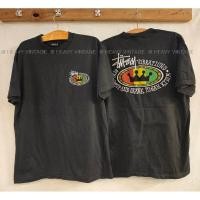 ราคา Stüssy VINTAGE STUSSY VIBRATIONS Bio Washed tag made in USA เสื้อวินเทจ เสื้อสตรีทแฟชั่น heavy vintage shirt (25743741782)