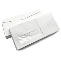 ราคา ซองจดหมาย สีขาว มีช่องหน้าต่าง แพ็ค 500 ซอง (16328418636)