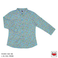 ราคา เสื้อแตงโม SUIKA เสื้อคอปกผ่าหน้าแขนสามส่วน ผ้าป่านมัสลิน M SH3 122 (25355512142)