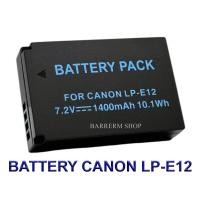 ราคา LP E12 LPE12 Camera Battery for Canon แบตเตอรี่สำหรับกล้องแคนนอน รหัสแบต LP E12 LPE12 Replacement Battery for Canon EOS M100 M50 M10 M2 M Rebel SL1 100D PowerShot SX70 HS Kiss M Kiss X7 Black BY BARRE