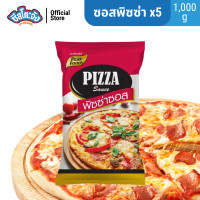 ราคา ยกลัง10ถุง ซอสพิซซ่า เพียวฟู้ดส์ 1000 กรัม พิซซ่าซอส Pizza Sauce ซอสมะเขือเทศ (24867808910)