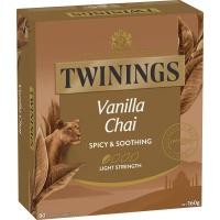 ราคา ชา ทไวนิงส์ ไช วานิลลา แพ็ค 80 ถุง ชาถุงเปลือย ไม่มีซองบรรจุแยก Twinings Chai Vanilla Tea Bags 80 Pack NOT Individually wrapped (23347252670)