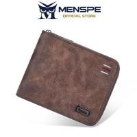 ราคา MENSPE กระเป๋าสตางค์ผู้ชายแบบกระเป๋าสตางค์แบบสั้นย้อนยุคกระเป๋าสตางค์แฟชั่นกระเป๋าสตางค์ผู้ชาย PU นุ่มกระเป๋าเดินทาง Pouch Koin ID เครดิตผู้ที่ใส่บัตร (25795068182)