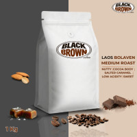 ราคา เมล็ดกาแฟคั่ว BLACK BROWN Coffee Premium คั่วกลาง 1kg (26423400664)