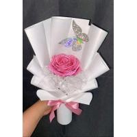 ราคา ช่อดอกไม้จากริบบิ้น 15 ดอก (26396364017)