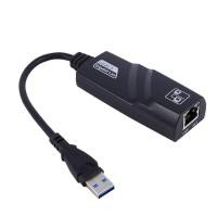 ราคา USB 3 0 to RJ45 Gigabit Lan 10 100 1000 Ethernet Adapter แปลง USB3 0 เป็นสายแลน ไดร์เวอร์ในตัว (26109611042)