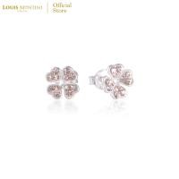 ราคา Louis Montini Jewelry Sterling Silver 925 Earrings ต่างหูเงินแท้ 92 5 ต่างหูผู้หญิง รูป Clover LJER31 (11671446480)