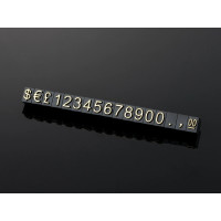 ราคา YYQX 1Set Numerals price tag cube Numerals price tag Number Digits Tag Sia Watch Jewelries Pop Pricing Display Stand (25592991455)