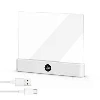 ราคา LED Flat Panel Book Light USB ชาร์จ Eye Protection Night Vision โคมไฟอ่านหนังสือสําหรับนักเรียนในร่ม 2 in 1 Night Lights (25493153953)