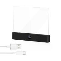 ราคา LED Flat Panel Book Light USB ชาร์จ Eye Protection Night Vision โคมไฟอ่านหนังสือสําหรับนักเรียนในร่ม 2 in 1 Night Lights (25493153952)