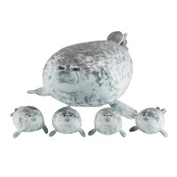 ราคา 5pcs Kawaii Seal ครอบครัวของเล่นตุ๊กตาสัตว์ตุ๊กตาหมอนตุ๊กตาของเล่น CuddlyGifts สําหรับเพื่อนของขวัญวันเกิดสําหรับครอบครัว (25220737697)