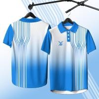 ราคา Dry Fit Shirt For Men Golf Sports Jersey Brand Casual Polo Shirt Outdoor Running Short Sleeved Tops Mens Clothing (25767115821)