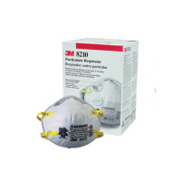 ราคา 3M 8210 หน้ากากป้องกันฝุ่น ละออง ฟูมโลหะ N95 บรรจุ 20ชิ้น กล่อง (24610964750)