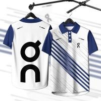 ราคา Dry Fit Shirt For Men Golf Sports Jersey Brand Casual Polo Shirt Outdoor Running Short Sleeved Tops Mens Clothing (25767115818)