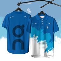 ราคา Dry Fit Shirt For Men Golf Sports Jersey Brand Casual Polo Shirt Outdoor Running Short Sleeved Tops Mens Clothing (25767115806)