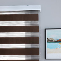 ราคา ม่านม้วนสำเร็จรูป ม่านม้วนกันแดด กันแสง ROLLER BLIND รุ่น ZEBRA BLIND ความยาว 180cm (22306081162)
