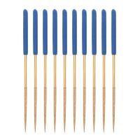 ราคา VMKZ Diamond Needle File Set 3mm x 140mm Round Files Titanium Coated Tools for Metal Wood Stone Glass 10Pcs (22639776652)