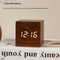 ราคา zjc นาฬิกาดิจิตอลตั้งโต๊ะ นาฬิกาไม้ขนาดเล็ก ไฟLED (25893043090)