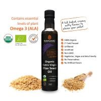 ราคา น้ำมันเมล็ดแฟลกซ์ซีดสกัดเย็นออร์แกนิค ไม่ผ่านกรรมวิธี ไม่กรอง 275 มล Organic Extra Virgin Golden Flaxseed Oil (5654160678)