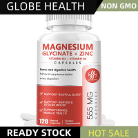 ราคา 120pcs Magnesium glycinate capsules ช่วยให้คุณนอนหลับได้ดีขึ้นและบรรเทาอาการท้องผู Magnesium Glycinate 500mg Chelated for Max Absorption (25454377770)