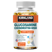 ราคา KIRKLAND กลูโคซามีน คอนดรอยติน MSM สนับสนุนสุขภาพและความสบายของข้อต่อ (25841395523)