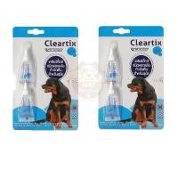 ราคา Cleartix spot on ผลิตภัณฑ์หยดหลัง ป้องกันและกำจัดเห็บหมัด สำหรับสุนัขน้ำหนัก 10 20 กก 2 แพค 4 หลอด (100022293)