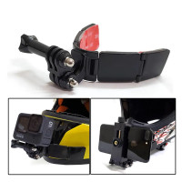 ราคา Sul V Shape Helmet Chin Mount Holder for GoPro Hero 9 8 7 6 5 SJCAM Xiaomi EKEN Motorcycle Helmet Chin Stand Camera Accessories ที่ติดหมวกกันน๊อค กาว 3M ติดหมวก สำหรับกล้อง Action Camera (25757751111)