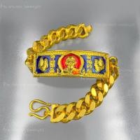 ราคา ด่วน วันนี้วันสุดท้ายหมดแล้วหมดเลย เลสหลวงพ่อรวยรุ่นไตรมาส59รวยรวยรวยชุบน้ำทอง ลงยาแดงและน้ำเงินพร้อมกล่องตรงรุ่น ราคาถูกที่สุด (9707716133)