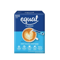 ราคา Equal น้ำตาลเทียม สูตรคลาสสิค สีน้ำเงิน อิควล (10228243295)