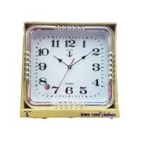ราคา นาฬิกาแขวนผนัง สมอแท้ 100 KINGTIME หน้าปัด 11 5นิ้ว รุ่น 04S เดินเรียบ Auto เสียงเงียบ (19982014070)