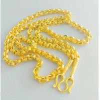 ราคา สร้อยคอทอง ชุบทองไมครอน ลายทาโร่ น้ำหนัก 1 บาท (388598286)