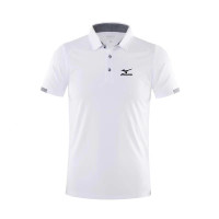 ราคา MIZUNO กอล์ฟผู้ชายฤดูร้อนแขนสั้นเสื้อยืดกีฬาการดูดซึมเหงื่อแห้งเร็วระบายอากาศเสื้อโปโลสบายๆกลางแจ้งด้านบน (22590305503)