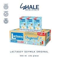 ราคา WHALE แลคตาซอย นมถั่วเหลือง ยูเอชที รสหวาน 300 มล x 36 กล่อง (126336147724)