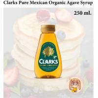 ราคา Clarks organic agave syrup 250 ml ออร์แกนิค อากาเว้ ไซรัป น้ำเชื่อม ตรา คลาค 250 มล ไม่เจือสี ไม่แต่งกลิ่น ไม่ใส่สารกันบูด นำเข้าจากอังกฤษ (7173444541)