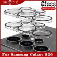 ราคา 2 แพ็ค กลับกล้องเลนส์ป้องกันหน้าจอ for Samsung Galaxy S26 S26 Plus S26 Ultra Back Camera Lens Protection glass cover (23835568504)