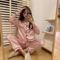 ราคา ชุดนอน ชุดนอนผ้าซาติน ชุดนอนคู่รัก ชุดนอนแขนยาวขายาวชุดนอนสาวอวบ M 5XL ชุดนอนราคาถูก ชุดนอนขายาวผ้านิ่มใส่สบาย (5450018441)