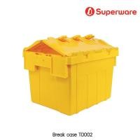 ราคา Srithai Superware ลังพลาสติกอเนกประสงค์ ลังอุตสาหกรรม ลังเก็บอะไหล่ ลังส่งสินค้า ลังปิคนิค ลังฝาปิด กล่องพลาสติกใส่ของ ลังฝาพับซิกแซก รุ่น Break case Mini (19654495269)