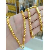 ราคา สร้อยคอเศษทอง สร้อยคอลายทาโร่คั่นปล้อง สร้อยคอน้ำหนัก2 3บาท ราคาต่อเส้น (17439201132)