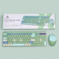 ราคา คีบอร์ด เมาส์ Wireless GX WKM 1 คีบอร์ดไร้สาย คีย์บอร์ดและเมาส์ไร้สาย สีพาสเทล คีบอร์ดเมาส์ Wireless Keyboard and Mouse สินค้ารับประกัน 1 ปี สินค้าของแท้ 100 (24282918416)
