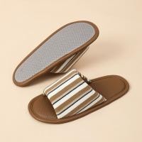 ราคา รองเท้าแตะ Slippers รองเท้าใส่ในบ้าน สลิปเปอร์ กันลื่น หนัง PU รองเท้าใส่สบาย เงียบ ไร้เสียง (25814735192)