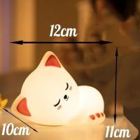 ราคา Purrhappy แมวโคมไฟตั้งโต๊ะ ชาร์จโคมไฟซิลิโคน โคมไฟซิลิโคนน้องแมวชาร์จUSB สว่างยาวนานตลอดทั้งคืน โคมไฟกลางคืนLedซิลิโคนนิ่ม (25633350460)