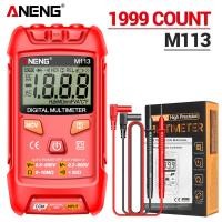 ราคา ANENG M113 มินิมัลติมิเตอร์แบบดิจิตอล AC DC แรงดันไฟฟ้า 1999 นับ Multimetro Ohm NCV ไฟฟ้าเครื่องมือเครื่องมือวัด (24935912541)